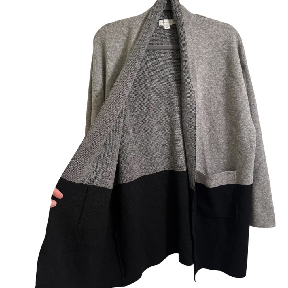 Autumn Sky Gray & Black Tailored Cardigan XL - Picture 8 of 8